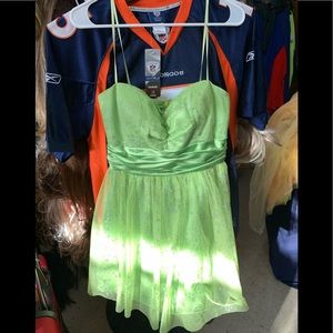 Mxi Green sparkly formal dress